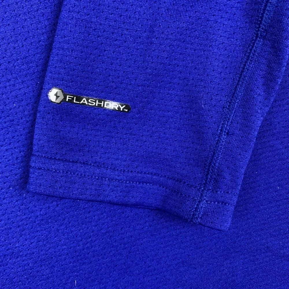The North Face Mens XL‎ FlashDry Quarter Zip Pullover Royal Blue Performance Top